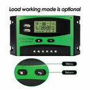 30A 12V 24V Solar Controller LCD Function Dual USB 5VDC Output Solar cells  B3T1