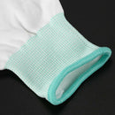 1 Pair ESD PC Computer Working Anti-skid Anti Skid Anti-static White Gloves
