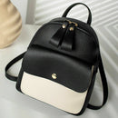 Women Girls School Bag Pu Leather Backpack Mini Backpack Purse Travel Handb T7M7