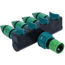 Garden Irrigation 4-Way Tap Hose Splitter Garden Drip 4/7 Or 8/11 Hose Fitt