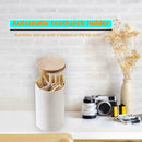 Toothpicks Storage Box Home Living Room Press Automatic Cotton Swabs Holder