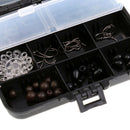 Carp Fishing Weights Tackle Box Safety Cips Tubes Swivels Kits for Hair Rigs