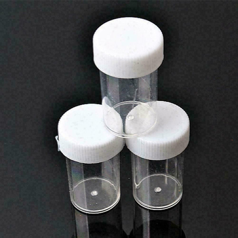 1pcs Clear Empty Plastic Jars Pots Nail Art Glitter Bottle-New Make Cosmeti J4X9