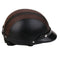 Motorcycle Motorbike Open Face Helmet Visor with Goggles - Brown