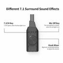 Audio Usb Interface Virtual 7.1 Channel Audio Usb adapter Sound Card Adapte O8V1