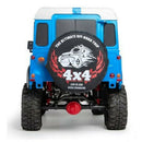 Spare Tire Cover Belt Decorative Box Set for 1/10 Rc Crawler Trailer Suitab