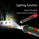 Non Contact Voltage Tester Pen Adjustable Sensitivity LCD Flashlight AC Detector