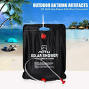 20L Outdoor Camping Shower Bags Solar Heated Bathing Water Storage Bag