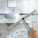 Glass Window Squeegee Cleaner Shower Bathroom Mirror Wiper With Suction Hoo
