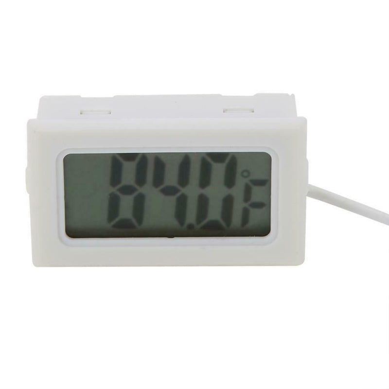 Electronic Digital Thermometer Fish Tank Temperature Measure Tool (White) A