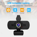 1080P Full HD Webcam with Mic Privacy Cover 110 Degree Lens USB Web Camera A