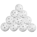 24Pcs Air Flow Hollow Practice Ball Pack Plastic For Golf Tennis Hit Training