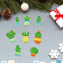 DIY Full Drill Round Green Plants Diamond Painting Puzzle Children Stickers