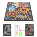 DIY Mandala Special Shaped Diamond Painting 50 Pages Sketchbook A5 Notebook