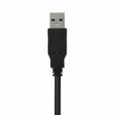 Dual USB 3.0 to Sata Hard Disk Drive SSD Converter Wire Cord for 2.5 Inc Laptop