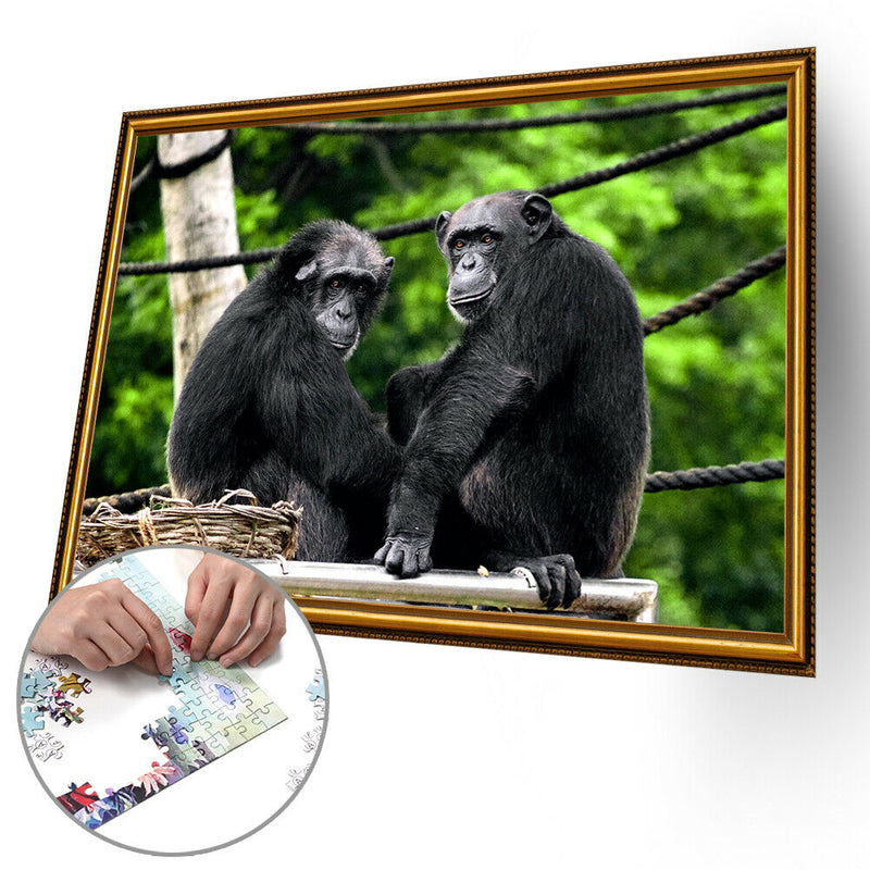 75 X 50cm 1000 Pieces Paper Jigsaw Puzzles Gorilla Assembling Picture Kit