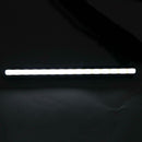 2x Dual Color Car LED Strips Amber Flowing Turn Signal Light White DRL Lamp