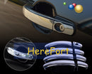 4 set Chrome door handle trim cover outside Protecor fit for Ford Focus 2012-13