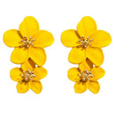 Drop Earrings for Women Double Layers Statement Hanging Dangling Fashion Je Y1Y7