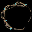 Ladies Headbands Headband Party hair band Turquoise Jewelry hair band X6J6
