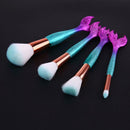 4pcs Professional Foundation Powder Eyeshadow Face Brush Makeup Brushes Set