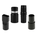 4x Universal Black Plastic Vacuum Cleaner Adapters Convert Connector Tools 32mm