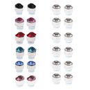 12Pair 4mm Crystal Rhinestone Magnet Ear Stud Earrings Magnetic Mens Women