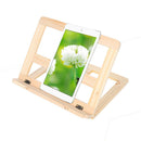 Portable Wooden Tablet Foldable Adjustable Reading Rest Bookshelf for iPad Book