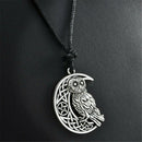 Goddess Crescent Moon Pendant Owl Wicca Star Pagan Amulet Talisman Necklace H7