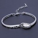Fashion Necklace Earrings Bracelet Tears of Angels Diamond Crystal Elegant