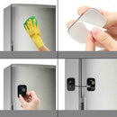 Cabinet Window Refrigerator Door Lock Key Security Safety For Baby Drilling Z2E4