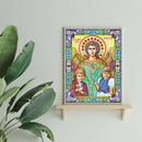 5D DIY Special Shaped Diamond Painting Religious Cross Stitch Kit Decor