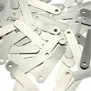 100pcs 2.5x0.5cm Nickel Solder Tabs For 18650 14500  Sub C Rechargeable Battery