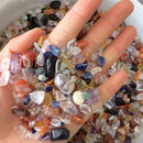 Colorful Mixed Stone & Crystal Gem Chips Tiny Small Polished Stones 100g Hot