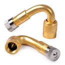 2pcs 45 Degree Tyre Tire Stem Valve Tube Extension Adaptor Motorcycle Car Truck