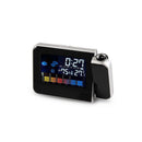 Projection Digital Weather LCD Snooze Alarm Clock Color Display LED Backlight