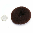 Foam Sponge Magic Donut Bun Former Maker Ring Hair Styling Tool Brown Chic P5N1