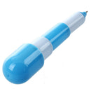 Pens Boli Mini Micro Blue Ink Extensible Design Capsule Portable