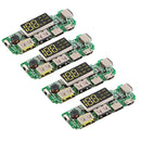 4x Charger Module with LED Display, Charging Boards, Dual USB 5V 2.4A with