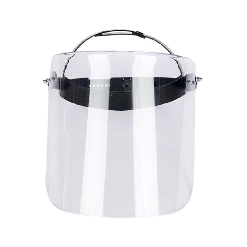 Clear Safety Full Face Shield Visor Cap Helmet Protector for Grinding Welder