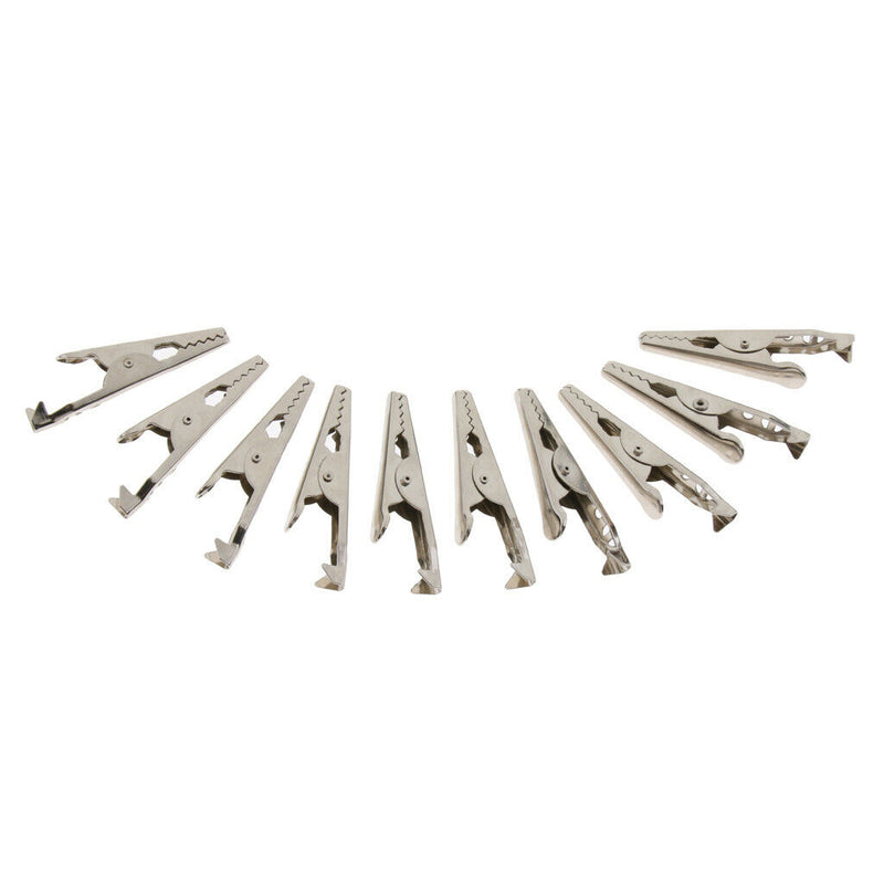10x Clips For Test Leads, Battery Connectors Clamps