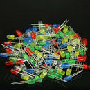 100x 5mm White Green Red / Blue / Yellow LED Light Bulb Bright Diode Diffused JR