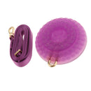 Silicone Cello Endpin Stop Stopper Holder Anchor Anti-slip Mat Round Purple