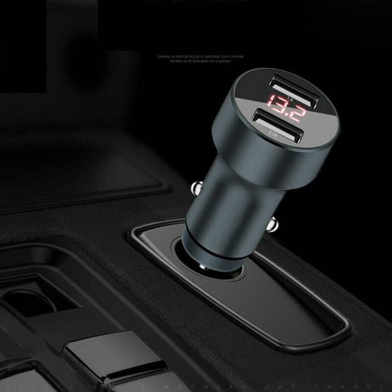 DC12-24V Dual USB Car Charger Quick Charge Mobile Phone Charger Universia GZN
