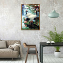 DIY Full Drill Diamond Painting Crane Cross Stitch Embroidery Mosaic Kit