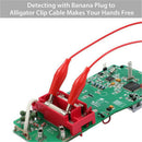 10* Alligator Clip Test Leads Set WG-026 Dual Ended Jumper Wire Cable 5 Colors