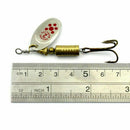 10 pieces spoon lure with blade 10 x 7g turning hard the towing and bass tr Q7O1