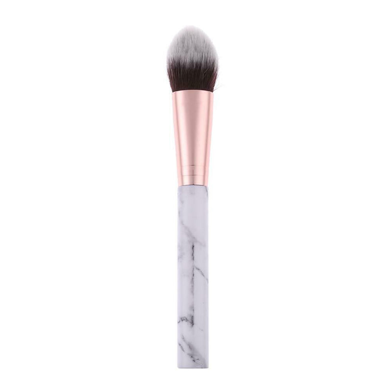 Marbling Pattern Foundation Powder Blush Makeup Brush Flame Brushes (White)