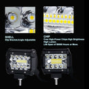 60W 4INCH Spot 20 LED Work Light Bar Lamp Driving Fog for Offroad Car Boat T Ew