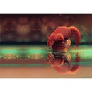 100% Diy 5D Diamond Painting Full Drill Animals Squirrel Drinking Water Sti